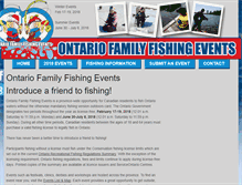 Tablet Screenshot of ontariofamilyfishing.com